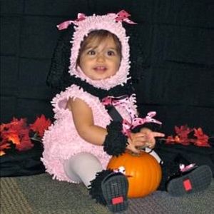 Girls Halloween Puppy Costume 6-12 Months